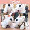 White West Highland Terrier Plush Keychain Short Bag Hanging Toy Collection