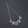 1 black ethnic-style necklace, lightweight for women, suitable for festive occasions