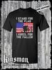 Ich stehe für die Flagge, ich knie für die Gefallenen T-Shirt / US-Flagge / Kreuz