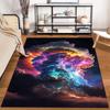 Abstract Colorful Cloud Explosion Pattern Carpet for Living Room Decor Suitable for use as an anti-slip for living room bedroom sofas