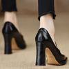 Luxury High Heels Women's Fashion 2025 Spring and Autumn Slippers Thick Heel Designer Casual Shoes Only Zapatos De Mujer