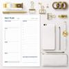 Professional Meal Workout Planner Notepads 60 Sheets Daily Planner Fitness Workout Journal Reading Tracking Notebook