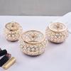 Luxury Crystal Glass Box with Lid Lipstick Jewelry Box Necklace Ring Storage Box Decorations Ornaments Home Decoration Ornaments