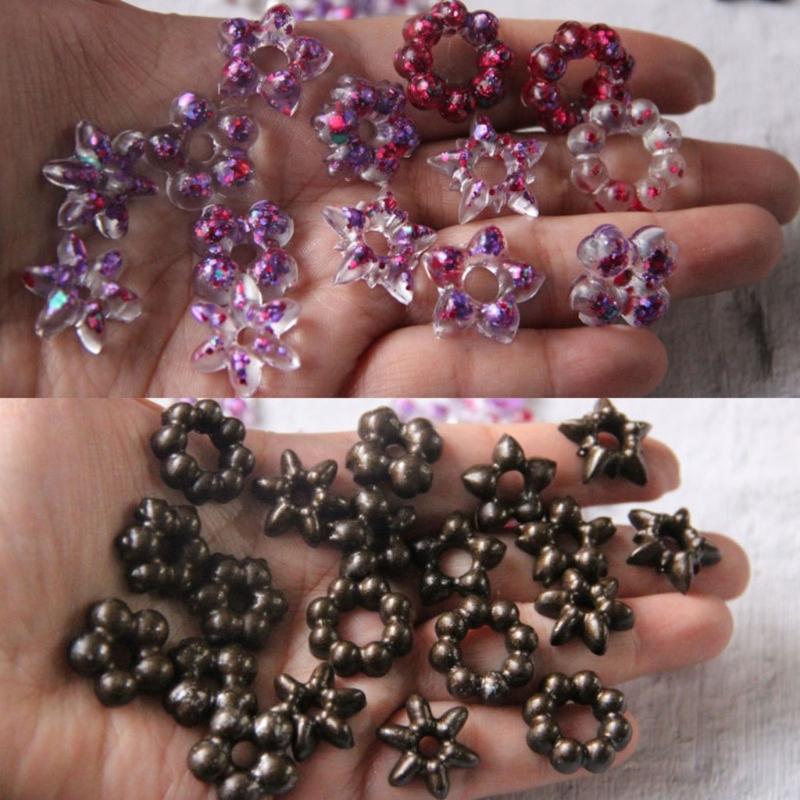 Five Petals Flower Earring Mould Crafted From Food Grade Silicone For Jewelry Crafting And Customes Creation