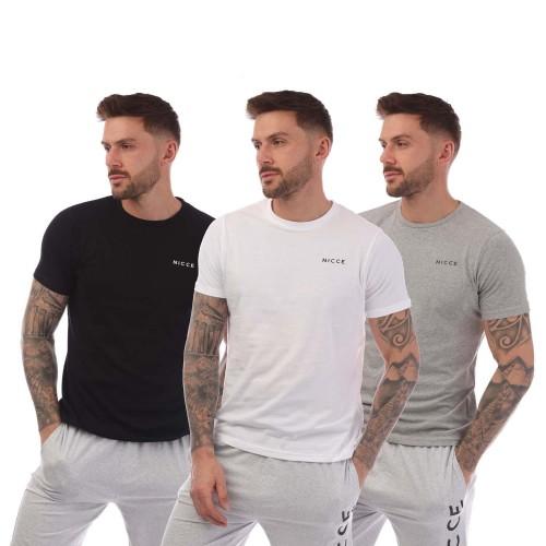 Nicce Mens Sully T-Shirt (Pack of 3)