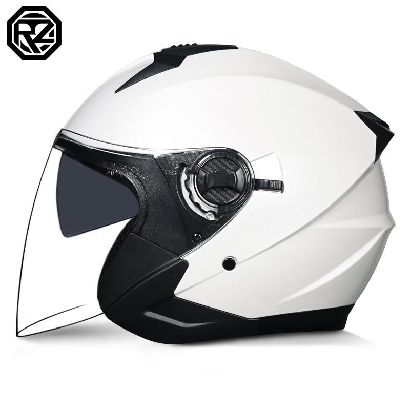 Electric bike helmets for men and women, summer retro half helmets, all-season breathable and lightweight helmets for riding