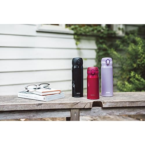 Thermos Water Bottle Vacuum Insulated Mobile Mug 350ml Cranberry JNL-353 CRB