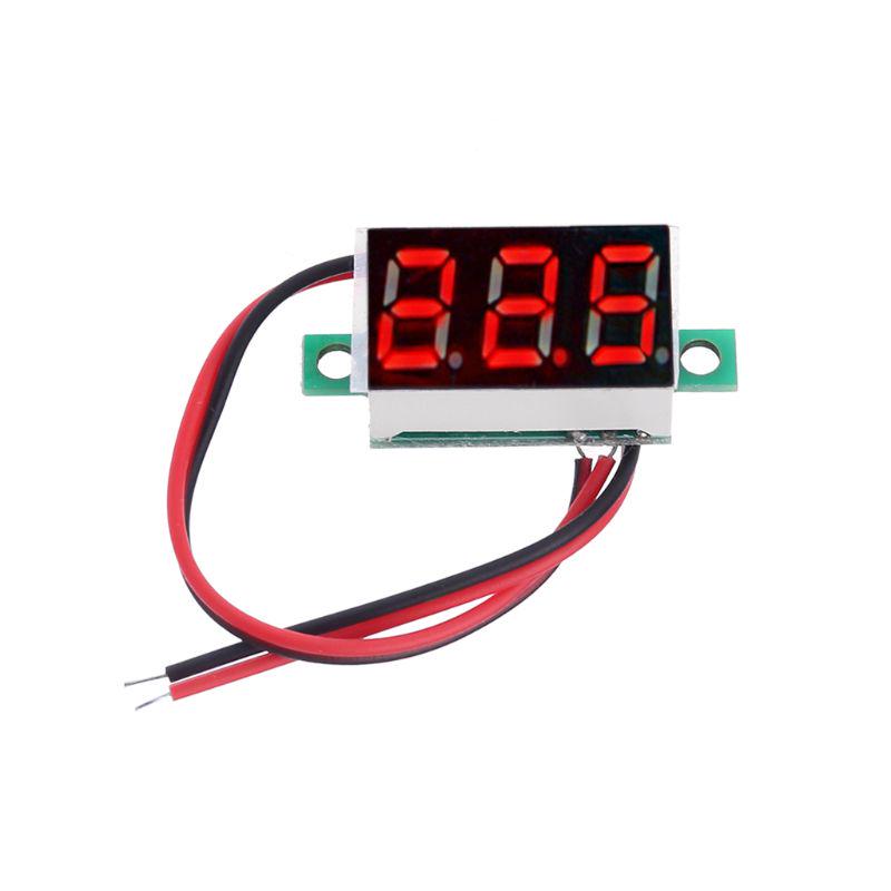 Boaby Digital Voltmeter 5pcs Blue 0.36 Inch Digital Display DC Voltmeter Three-Wire LED Volt Meter Voltage Monitor Boaby Digital Voltmeter 5pcs Blue 0.36 Inch Digital Display DC Voltmeter Three-Wire LED Volt Meter Voltage Monitor