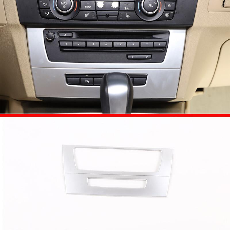ABS Silver For BMW 3 Series E90 2005-2012 Car Interior Decoration Cover Stickers Dashboard Console Gear Shift Door Handle Trim