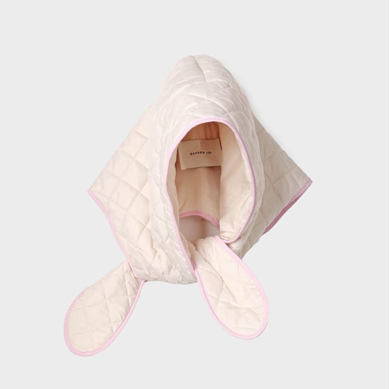 GAYEON LEE LALA Quilted Hood-Ivory