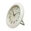 Seiko Clock Wall Clock/Desk Clock, Natural, Radio Controlled, Analog, Ivory, Body Size: Diameter 20.3 X 4.4 Cm, KX245A