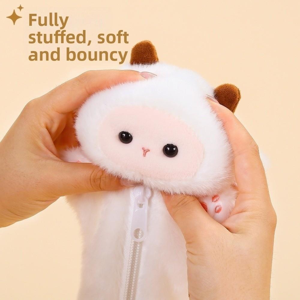 Sweet Pencil Storage Bag Cartoon Makeup Bag Simple Pen Organizer School Office Supplies
