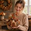 Whimsical Design Patchwork Pumpkin Fabric Kit Patchwork Pumpkin Friends Kit  Autumn Home Decor