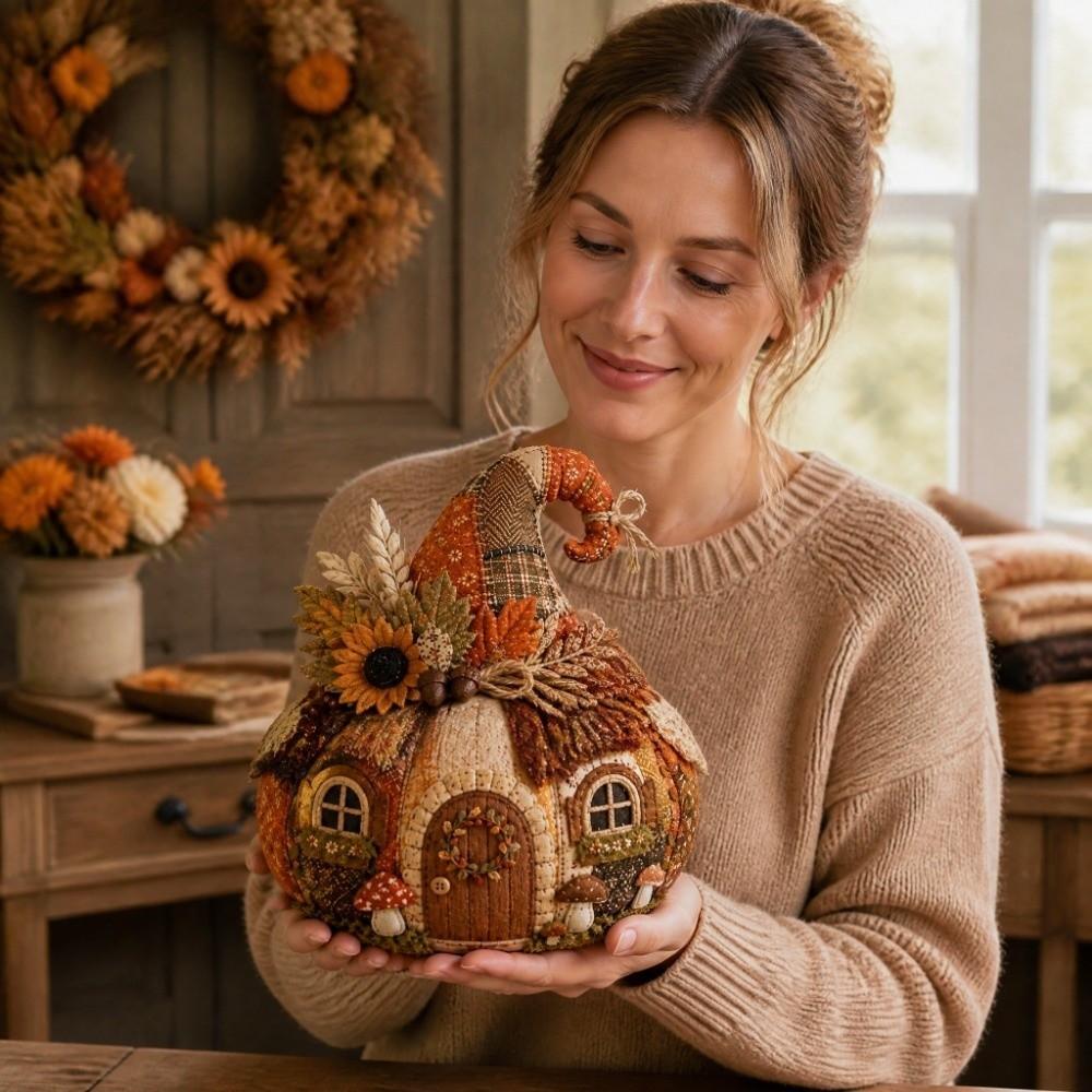 Whimsical Design Patchwork Pumpkin Fabric Kit Patchwork Pumpkin Friends Kit Autumn Home Decor