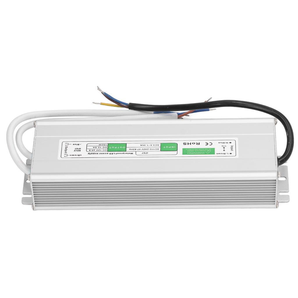 LED Power Transformer IP67 Waterproof Short Circuit Protection LED Driver AC 110V‑240V 150W