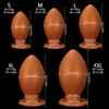 Dragon Egg Anal Plug Huge Anal Plug Smooth Silicone Butt Plug Prostate Sex Toy For Women/Men Dilatador Anal Beads S,M,L,Xl,Xxl