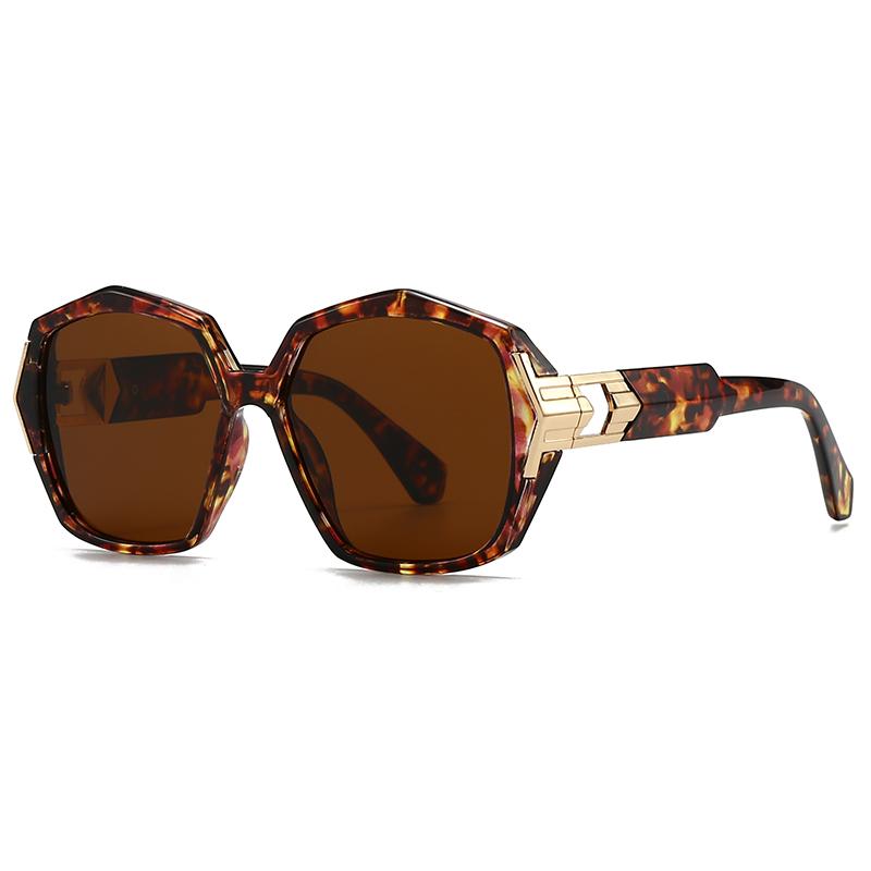New Modern Retro Garden Frame Sunglasses Ins Style Street Shooting Polygon Lh278 Cross-Border Export