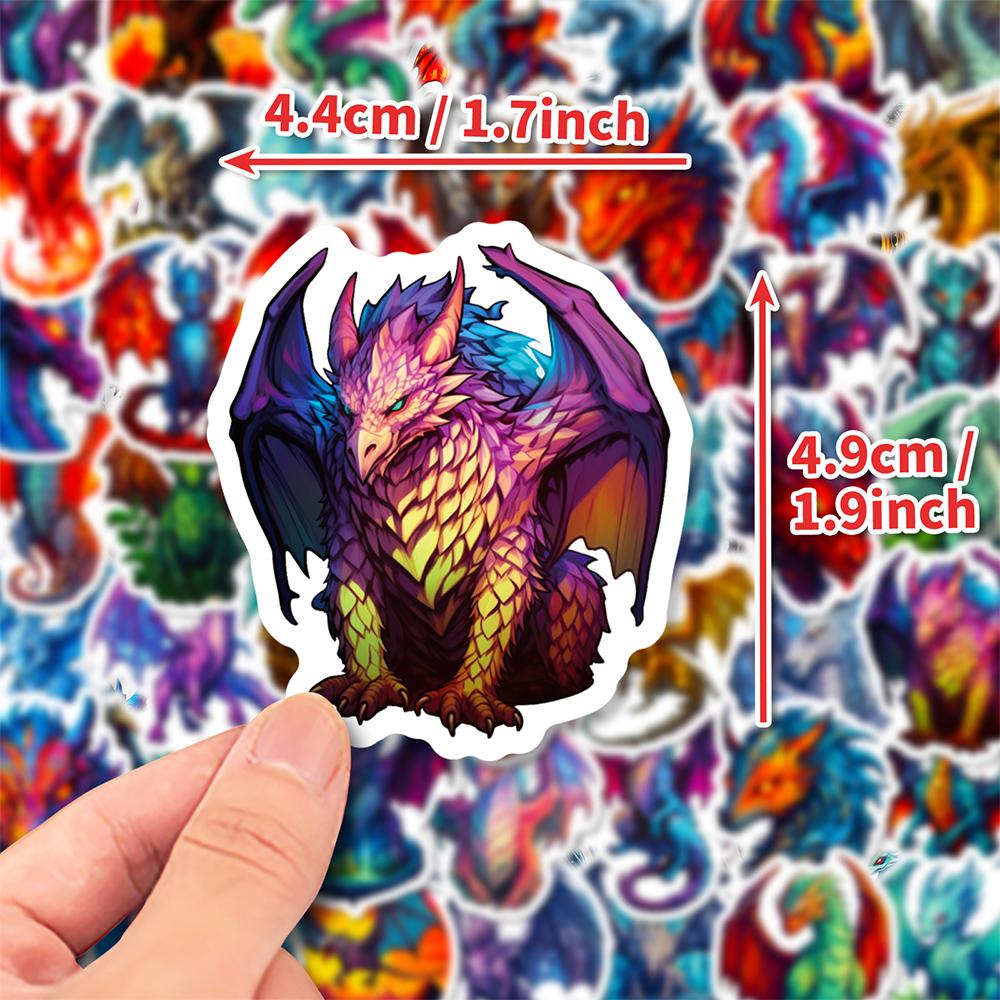 10 30 50Pcs Wings Of Fire Dragon Animal Cartoon Anime Stickers Skateboard Laptop Motorcycle Phone Car Luggage Waterproof Sticker