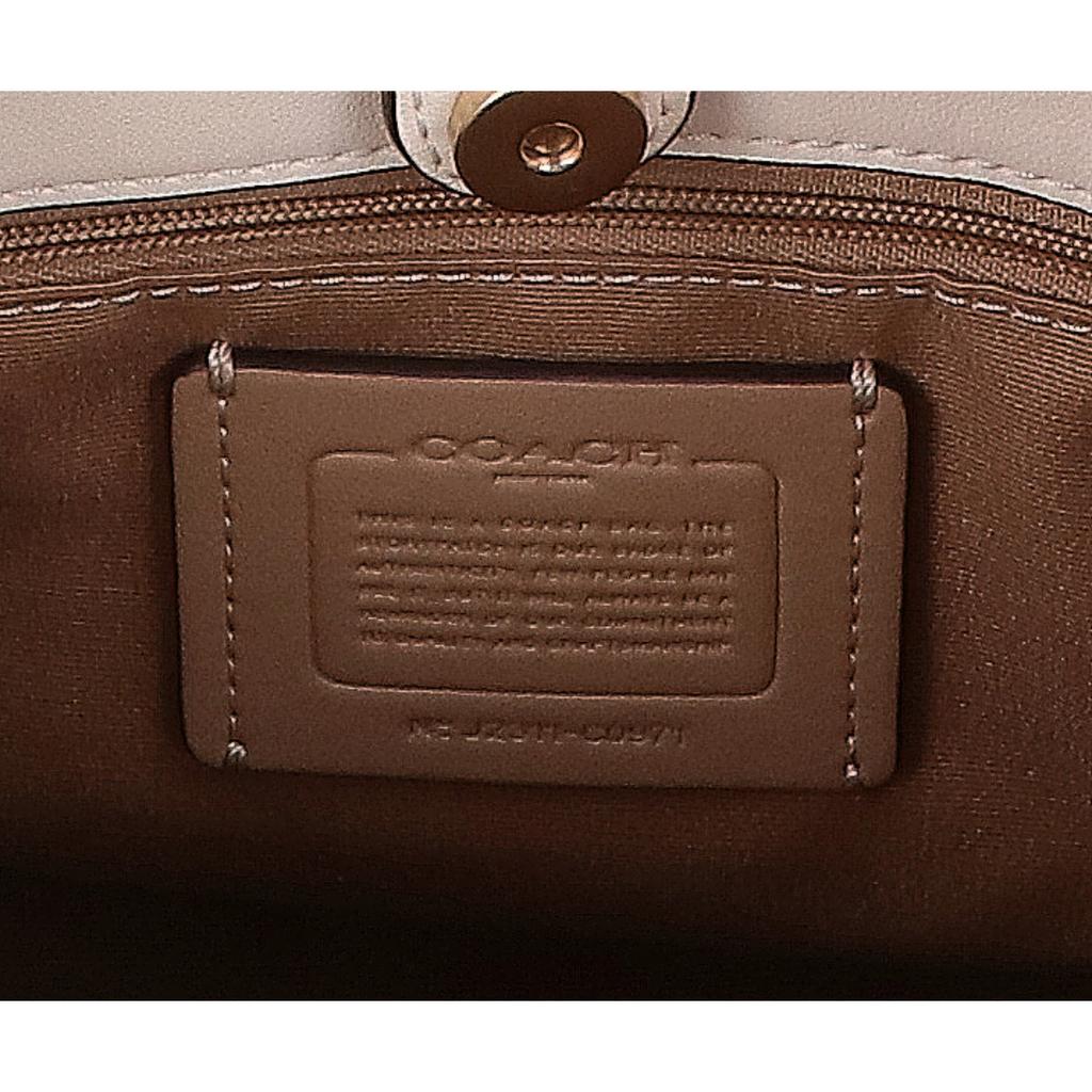 COACH CO971 Dempsey Tote 22 Tote Bag IvoryUsed