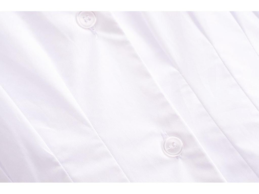 Spring 2025 Women's European & American Style Slim V-Neck Casual Shirt