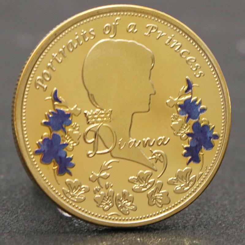 Prinzessin Diana des Commonwealth, mit Diamanten, Gedenkmünzen, Medaillen, Prinzessin Diana Charaktermünzen, Weihnachtsgeschenk, Strumpffüller