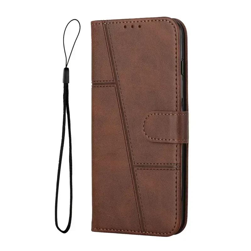 

Leather Flip P65 P671L Case on For itel A90 A95 A80 A70 A60 A60S A50C S25 Ultra 5G Magnetic Cases Stand Wallet Phone Cover 2025 for itel S25 Ultra коричневый