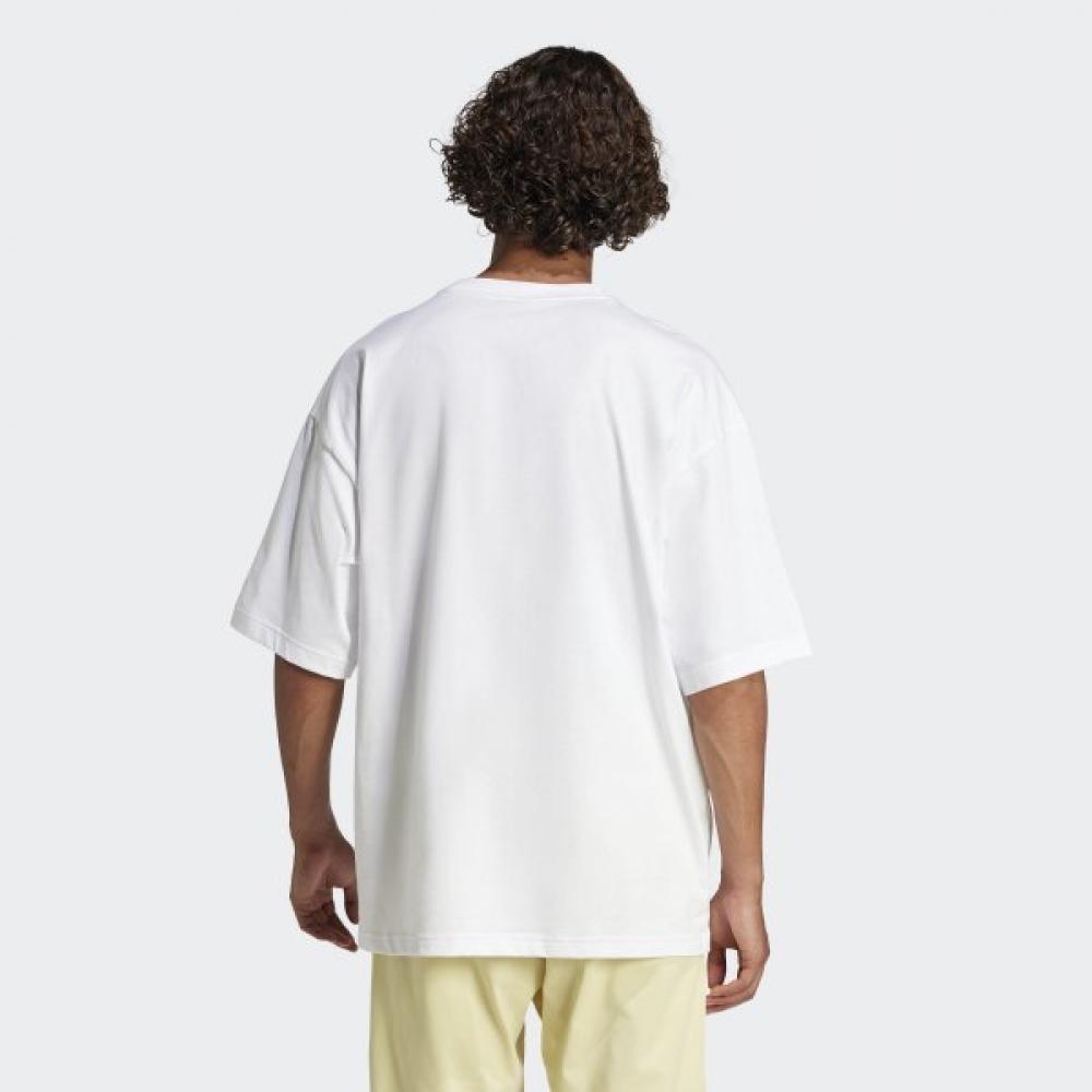 Adidas Camiseta Unisex Diaria de Manga Corta Jc5339 Icono del Futuro Manga Corta con Logo Pequeño