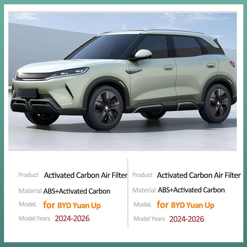 Activated Carbon Air Filter for BYD Yuan Up S1 Pro 2024 2025 2026 Air Conditioner Filter Car Accessories Auto Parts Tool Vehicle