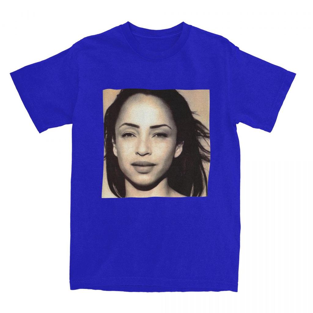 Men's T-Shirt The Best Of S-Sade Adu Vintage 100% Cotton Tee Shirt Short Sleeve T Shirt Crew Neck Clothing Party