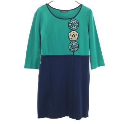 Made In Japan By Color 7 Minutes Sleeve Mini Dress Women Used