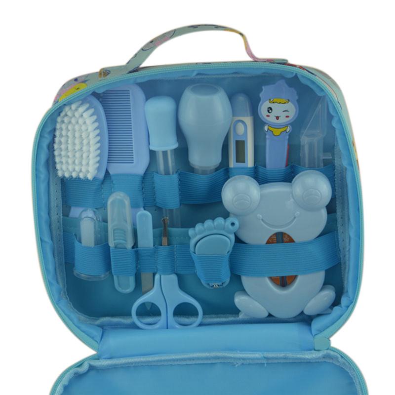 13-teiliges/Set Neugeborenes Baby Kinder Nagel Haar Gesundheitspflege Thermometer Pflegebürsten-Set