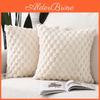 Cover Luxurious Soft Pillow Contemporary Faux Fur One Side Decorative Cushion Cover With Zipper Closure Machine Washable Suitable For Home Decor