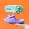 PVC children's slippers summer girls cool slippers cute bow medium children's home soft bottom slippers