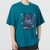 adidas Originals Y2K Trefoil Tee With Large Starry Sky Element Print Unisex Tops Natural-Duck-Green HM8028