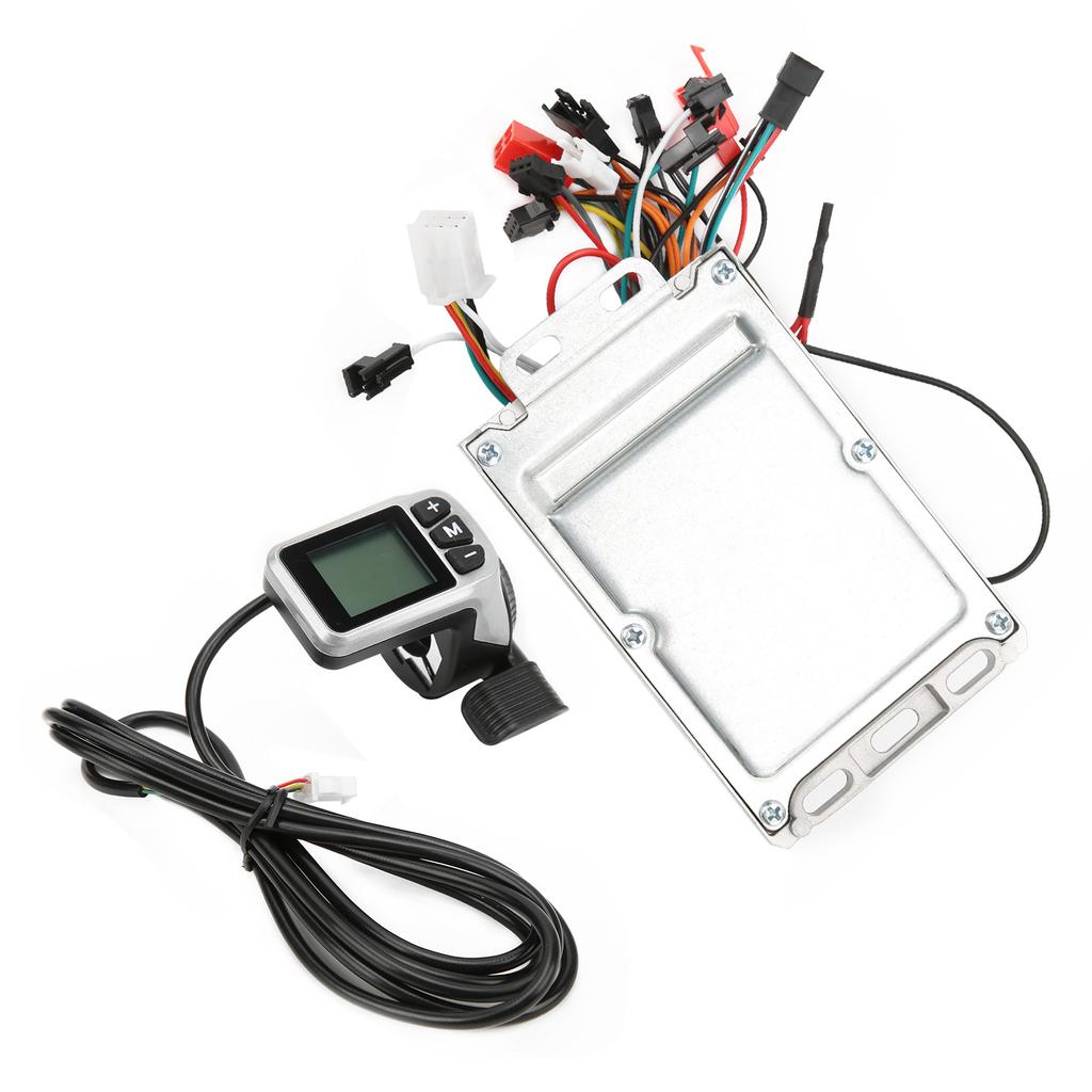 Electric Bicycle 34V 48V 500W Motor Brushless Controller Sine Wave with LCD Display Thumb Shifter