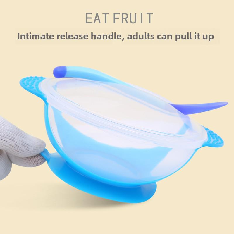 "Non-Slip Baby Bowl Set with Strong Suction"