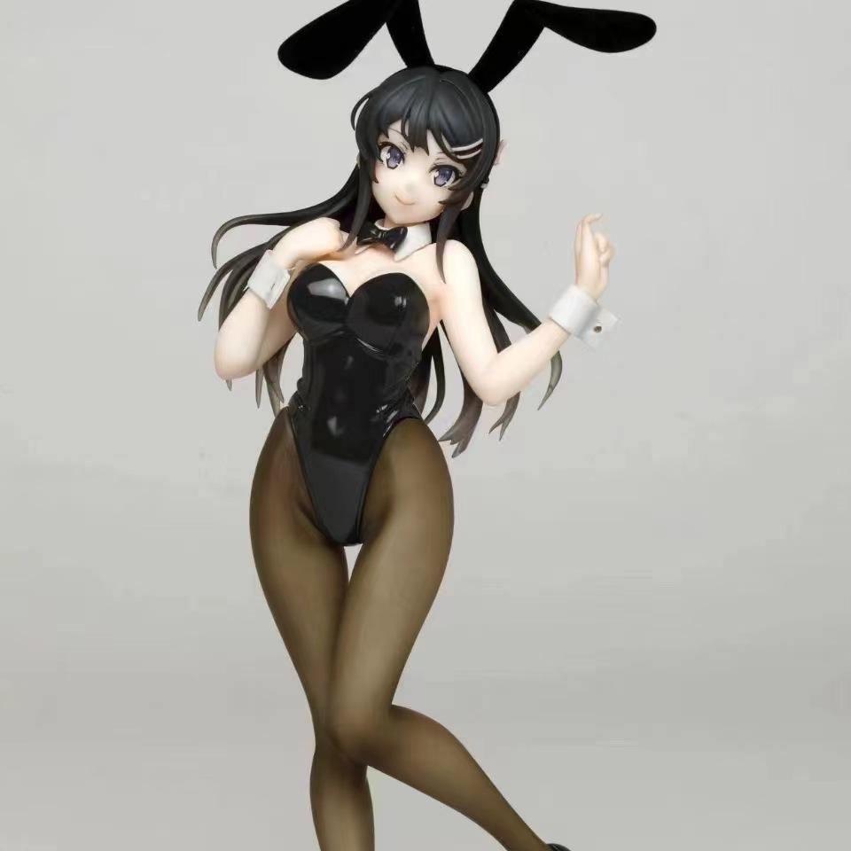 Bunny Girl Anime Figure Desktop PC Case Decoration