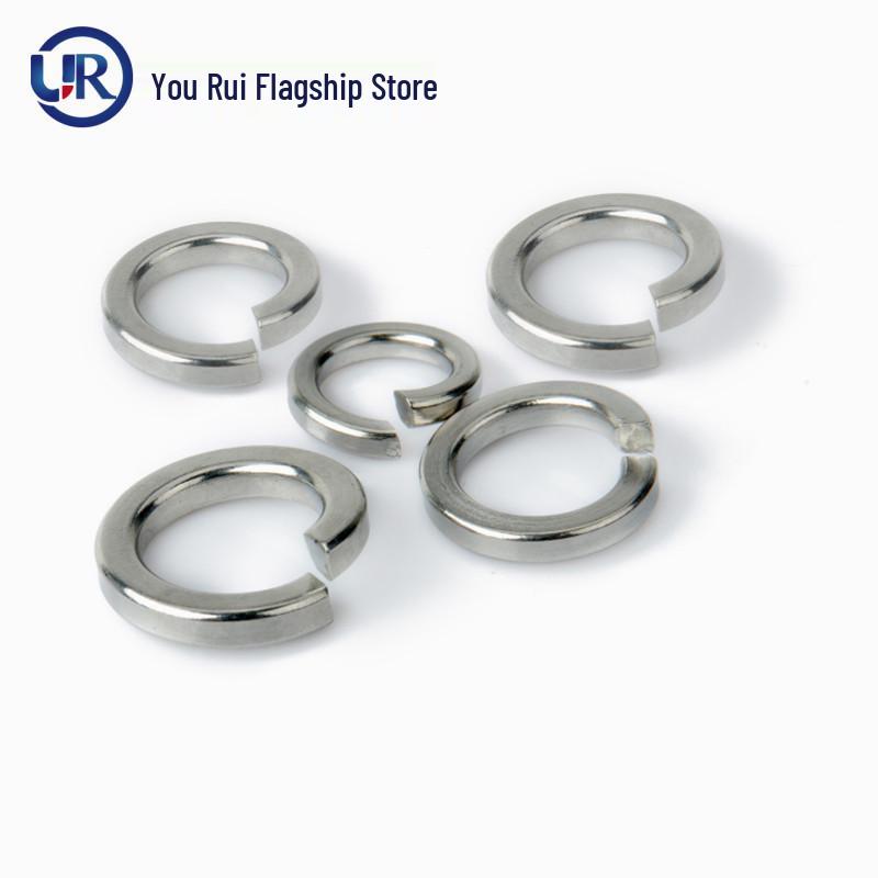 304/316L Stainless Steel Anti-Loosening Spring Washer 2205 - Thickened Elastic Metal Round Gasket GB93