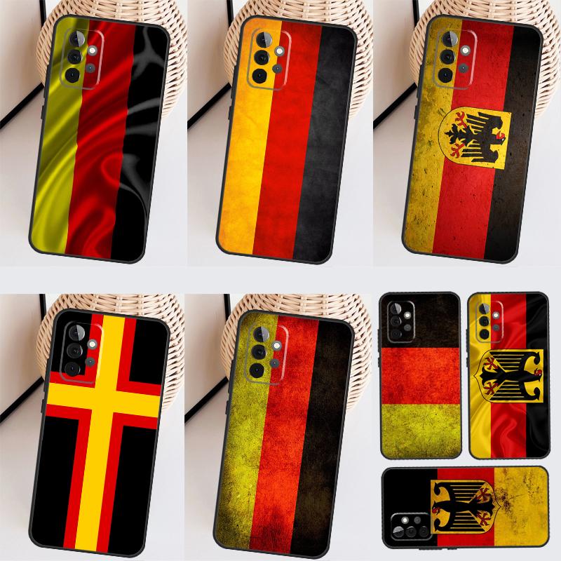 Germany Flag Banner Case For Samsung Galaxy A14 A24 A34 A54 A51 A71 A13 A23 A33 A53 A73 A12 A22 A32 A52 Coque