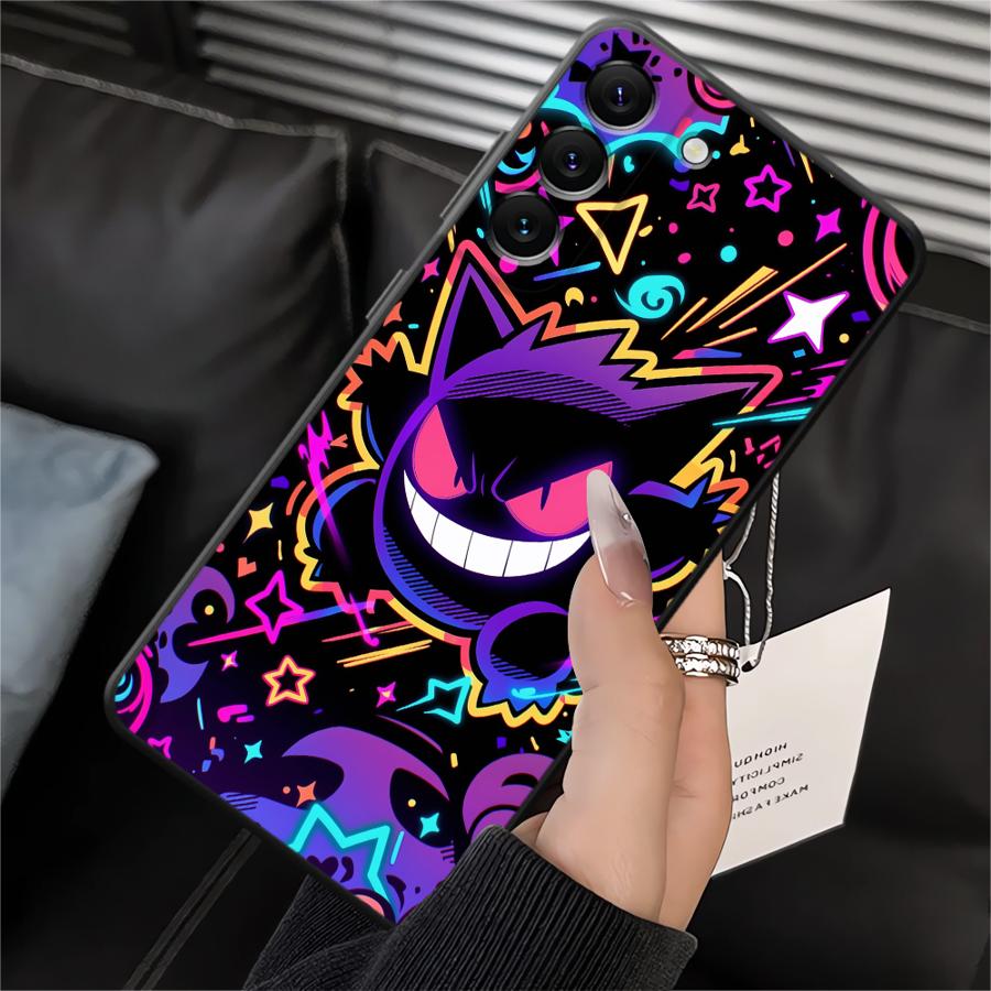 Funda Phone Cover Case for Samsung Galaxy A70 A16 A40 A05 A17 A06 A50 A13 A20 A12 A04 A15 Anime Pokemon Gengar