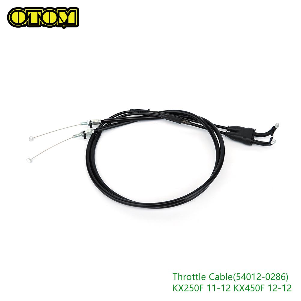 OTOM For KAWAISAKI Throttle Cable Clutch Control Wire Line Pull Wire Carburetor Choke Stayguy KX250F KX450F Off-Road Motorcycle