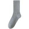 Men Spring and Autumn Pure Cotton Pure Color Fashion with Boneless High Rubber Band Long Socks