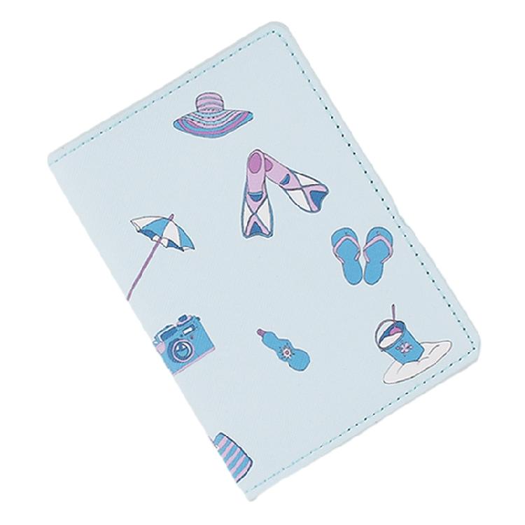 Passport Cover Case Ticket Storage Pocket Card Holder Printed Passport Holder