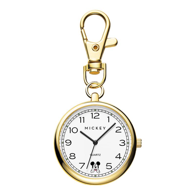Disney Mickey Mouse Portable Keychain Pocket Watch 36mm