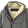ARMURE Made In Japan Long Sleeve Sweat Zip Hoodie 3 Gray Back Brushed Men's Used