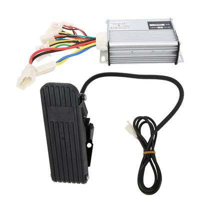 48V 1000W Bürstencontroller mit Fußpedal-Kit für Elektrofahrrad, Motorrad, Dreirad