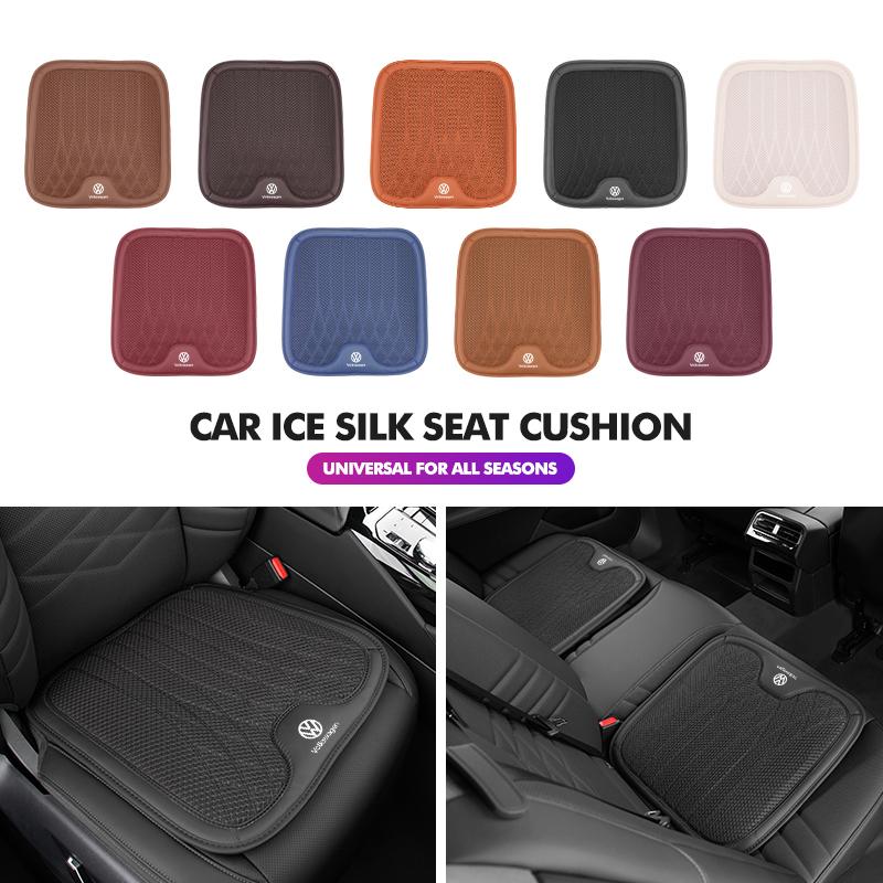 Breathable Car Ice Silk Seat Cushion Anti Slip Auto Seat Pad For Volkswagen VW Passat Golf 4 5 6 Tiguan Polo Scirocco Jetta CC