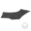 For Ford Fiesta 2011 2012- Real Carbon Fiber Left central control panel Trim Car Interior Stickers Decoration Accessories