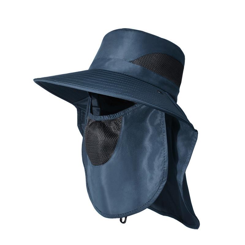 Outdoor Sun Protection Fisherman Hat With Large Brim For Men And Hiking Enthusiasts