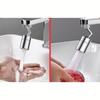 2 Mode Kitchen Faucet Extension Pipe 360 ° Rotary Faucet Nozzle Adapter Bathroom Sink Accessories Bathroom Shower WBL
